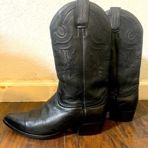 El General leather Cowboy boots